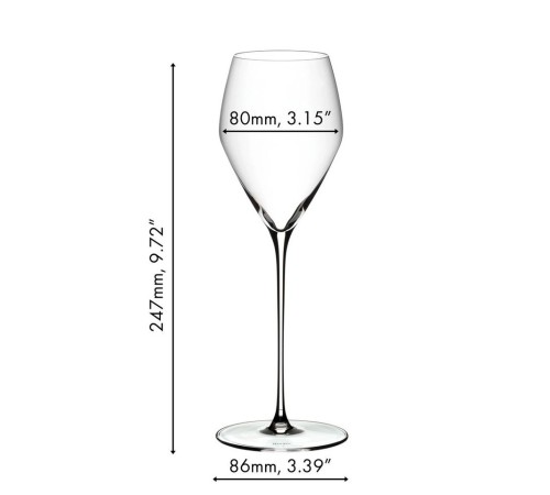 Бокалы для игристого вина Riedel Veloce Champagne 2 шт