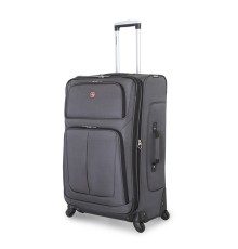 Чемодан SWISSGEAR SION, серый, полиэстер 750x750D добби, 46x27x74 см, 90 л