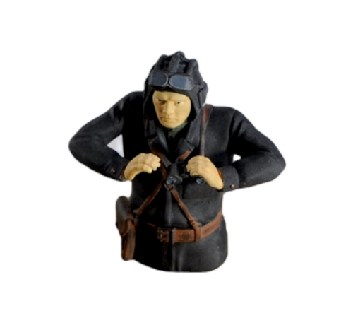 Фигурка. Советский танкист 3, черный комбинезон, 1/16