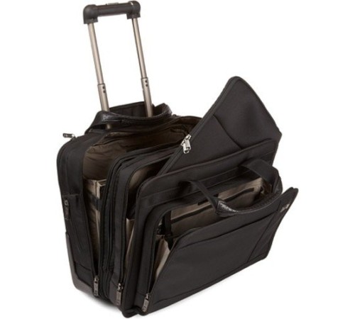 Мобильный офис VICTORINOX Rolling Parliament 17'', чёрный, нейлон/кожа, 43x26x36 см, 20 л