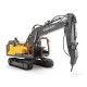 Радиоуправляемый экскаватор Double Eagle Volvo EC160E 1:16 2.4G