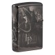Зажигалка ZIPPO Lisa Parker с покрытием High Polish Black, латунь/сталь, чёрная, 38x13x57 мм