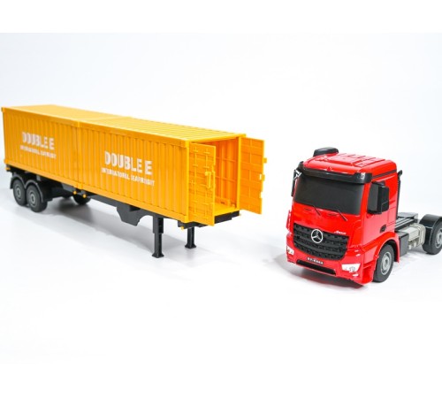 Радиоуправляемый тягач на 2 контейнера Double Eagle Mercedes-Benz Arocs 1/26 2.4G RTR