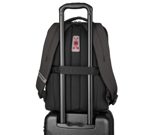 Рюкзак WENGER MX Professional 16”, серый, 100% полиэстер, 33х21х45 см, 21 л