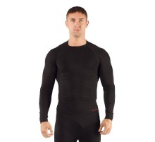 Футболка мужская Apol/ дл. рукав/ синтетика/ черный/ L-XL, Apol9090LXL