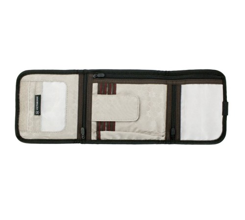 Бумажник VICTORINOX Lifestyle Accessories 4.0 Travel Wallet, на шею или пояс, чёрный, 15x3x17 см