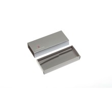 Коробка для ножей VICTORINOX 111 мм толщиной до 2 уровней, картонная, серебристая