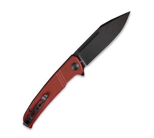 Складной нож SENCUT Brazoria сталь D2, рукоять с каменной отделкой G10 бордовая