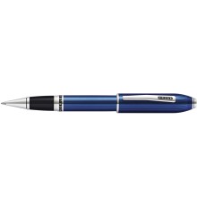 Ручка-роллер Selectip Cross Peerless Translucent Quartz Blue Engraved Lacquer
