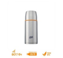 Термос Esbit ISO, новый дизайн, cтальной-оранжевый, 0.75 л, ISO750ML