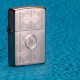 Зажигалка ZIPPO Labyrinth с покрытием Satin Chrome, латунь/сталь, серебристая, матовая, 38x13x57 мм
