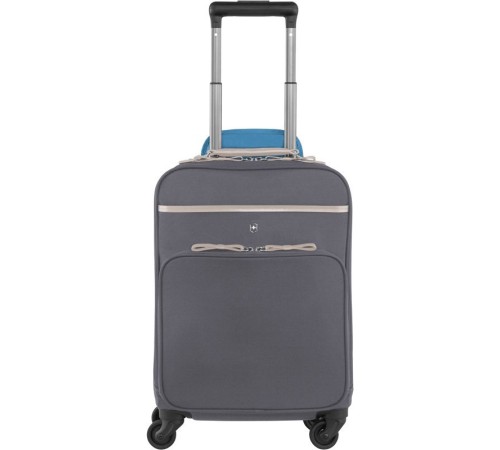 Чемодан VICTORINOX Victoria Brilliance, серый, нейлон TourMax, 33x20x44 см, 30 л