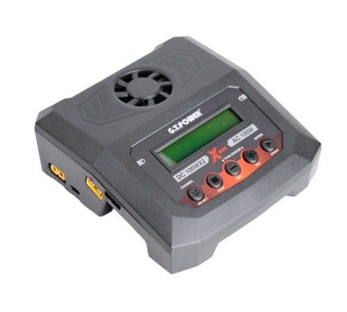 Универсальное зарядное устройство G.T.Power X2MINI Dual Power 19-26/220В, 10Aх2