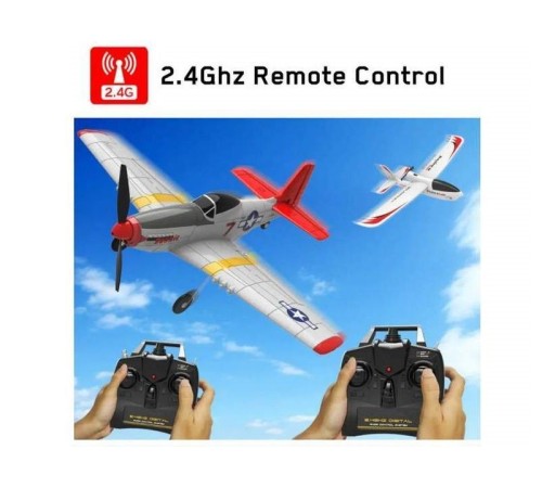Радиоуправляемый самолет Volantex RC P51D 400мм 2.4G 4ch LiPo RTF with Gyro