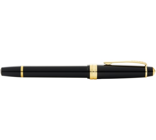 Перьевая ручка Cross Bailey Light Polished Black Resin and Gold Tone, перо F