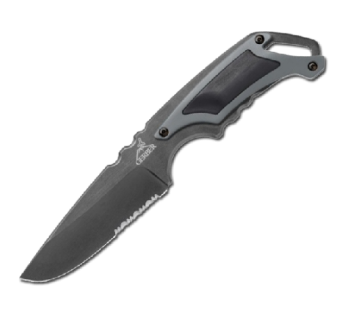 Нож Gerber Outdoor Basic, серейторное лезвие, блистер, 31-000367