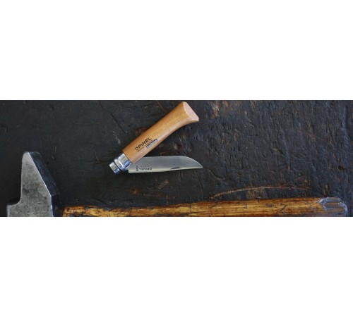 Нож Opinel №7, углеродистая сталь, рукоять из дерева бука, 113070