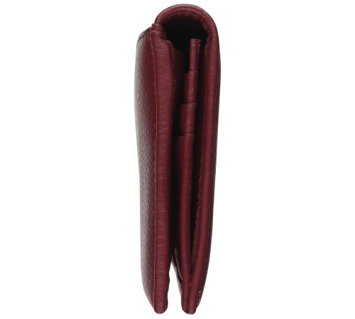 Кошелёк женский BUGATTI Lady Top, красный, натуральная воловья кожа, 19,5х2х10 см