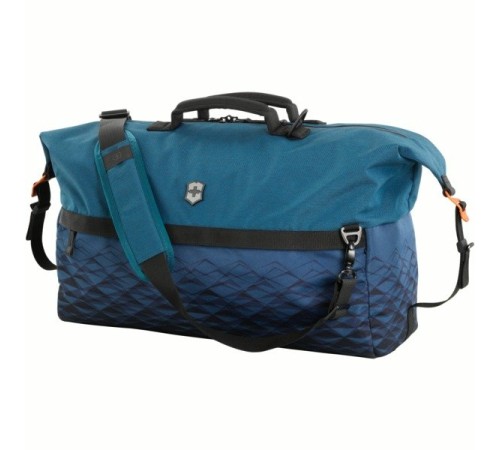 Дорожная сумка VICTORINOX VX Touring, Duffel, Dark Teal, синяя, ткани VX4 и VXTek, 51x23x29 см, 35 л