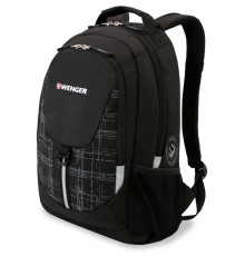 Рюкзак WENGER, черный/серый, полиэстер 600D/М2 добби, 32x14x45 см, 20 л