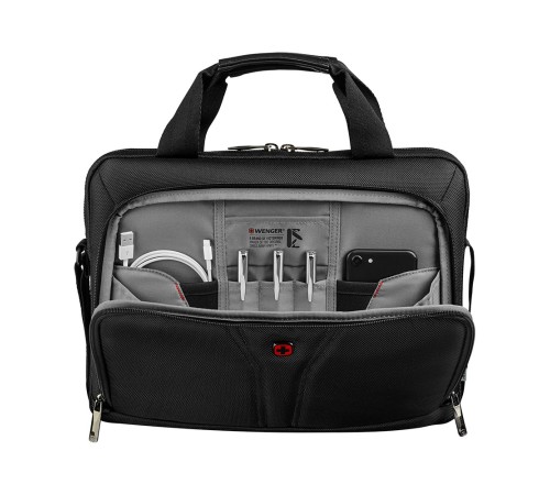 Сумка для ноутбука WENGER BC Free 14'', чёрный, 100% полиэстер, 35x26x6 см, 5 л