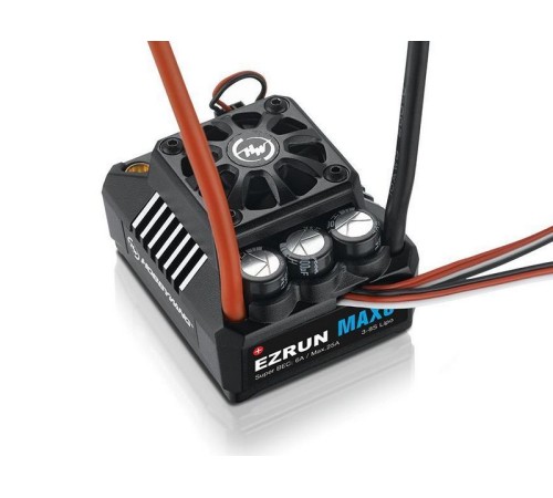 Бесколлекторный регулятор Hobbywing EZRUN MAX6 (160A-1050A, 1/6) влагозащищённый