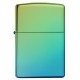 Зажигалка ZIPPO Classic с покрытием High Polish Teal, латунь/сталь, зелёная, глянцевая, 38x13x57 мм