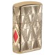 Зажигалка ZIPPO Armor® с покрытием High Polish Gold Plate, латунь/сталь, золотистая, 38x13x57 мм