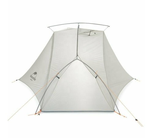 Палатка сверхлегкая Naturehike VIK II 15D silicone NH19ZP003-1 двухместная, белая, 6927595749425