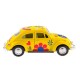 Машина Kinsmart 1967 Volkswagen Classical Beetle with printing инерция (1/12шт.) 1:32 б/к