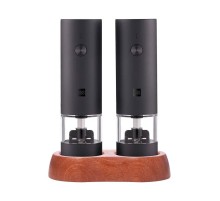 Набор из двух электрических мельниц для специй Huohou Black, 14 см