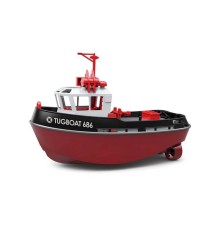 Радиоуправляемый буксир Heng Long Tugboat  (черный) 2.4G 1/72 RTR