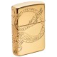 Зажигалка ZIPPO Armor™ с покрытием High Polish Gold Plate, латунь/сталь, золотистая, 38x13x57 мм