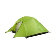 Палатка 3-местная Naturehike сверхлегкая + коврик Сloud up NH18T030-T, 20D , светло-зеленый, 6927595730591