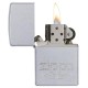 Зажигалка ZIPPO Classic с покрытием Satin Chrome™, латунь/сталь, серебристая, матовая, 38x13x57 мм