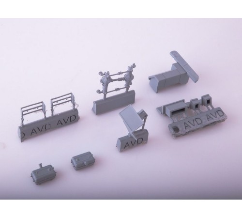 Сборная модель AVD Штабной автобус Прогресс-7, 1/43