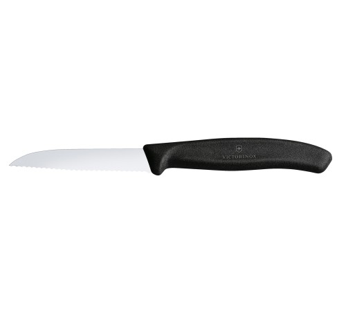 Набор из 11 кухонных ножей VICTORINOX, чёрная рукоять, в подставке из бука высотой 35,5 см