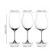 Набор из 3-х бокалов Riedel Veritas Red Wine Tasting Set.