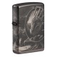 Зажигалка ZIPPO Lisa Parker с покрытием High Polish Black, латунь/сталь, чёрная, 38x13x57 мм