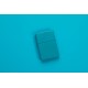 Зажигалка ZIPPO Classic с покрытием Flat Turquoise, латунь/сталь, бирюзовая, матовая, 38x13x57 мм