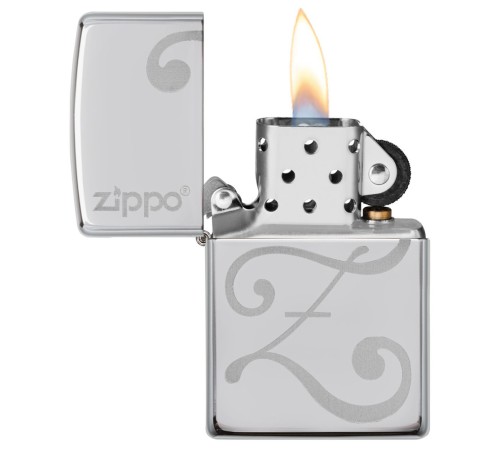 Зажигалка ZIPPO Classic с покрытием High Polish Chrome, латунь/сталь, серебристая, 36x12x56 мм
