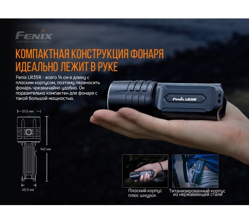 Фонарь Fenix LR35R