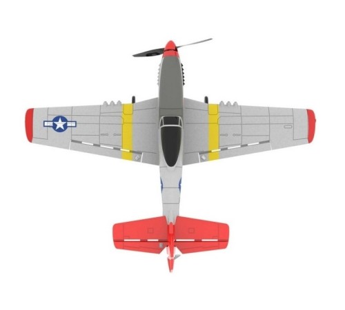Радиоуправляемый самолет Volantex RC P51D 400мм (синий) 2.4G 4ch LiPo RTF with Gyro