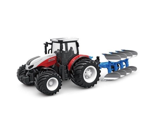 Р/У фермерский трактор Korody с плугом, широкие колеса 1/24 2.4G 6CH RTR