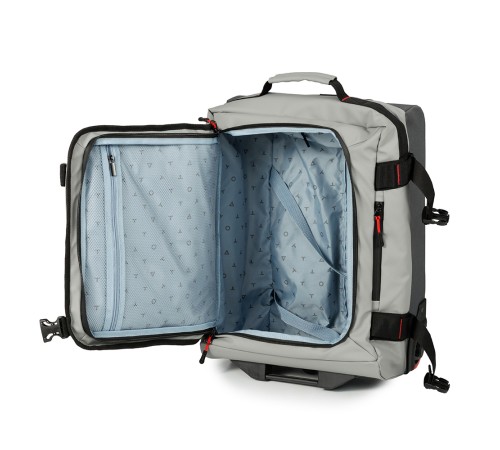 Сумка на колесах TORBER РИТМ, серый, полиэстер 900D с PU покрытием, 49 x 35,5 x 26 см, 35 л