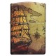 Зажигалка Zippo Pirate Ship с покрытием White Matte, латунь/сталь, белая, матовая, 38x13x57 мм