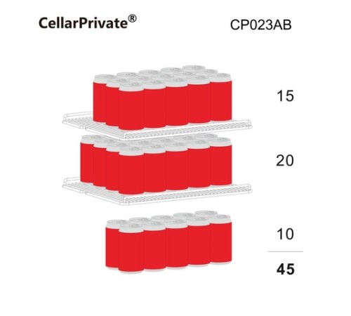Мини-бар, универсальный холодильник Cellar Private CP023AB