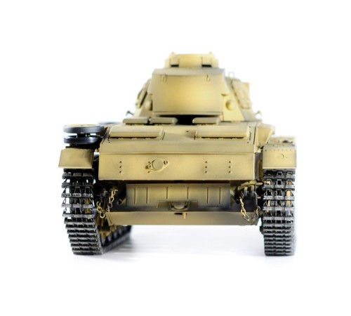 Р/У танк Taigen 1/16 Panzerkampfwagen III (Германия) дым, свет (для ИК боя) V3 2.4G RTR пустыня