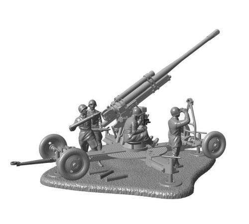 Сборные солдатики ZVEZDA Советское 85-мм зенитное орудие, 1/72