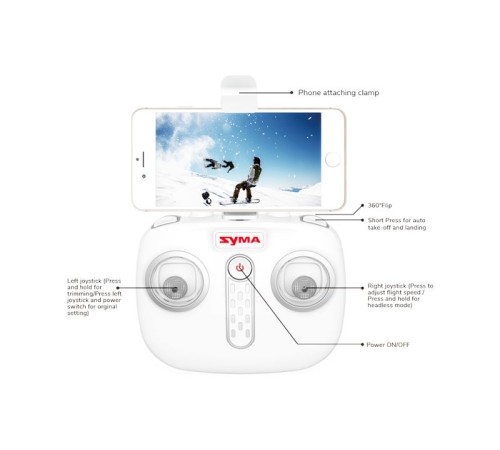 Р/У квадрокоптер Syma X25PRO с FPV трансляцией, GPS, барометр 2.4G RTF